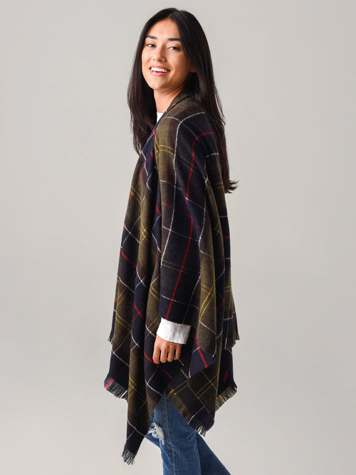 Barbour Women's Staffin Tartan Serape