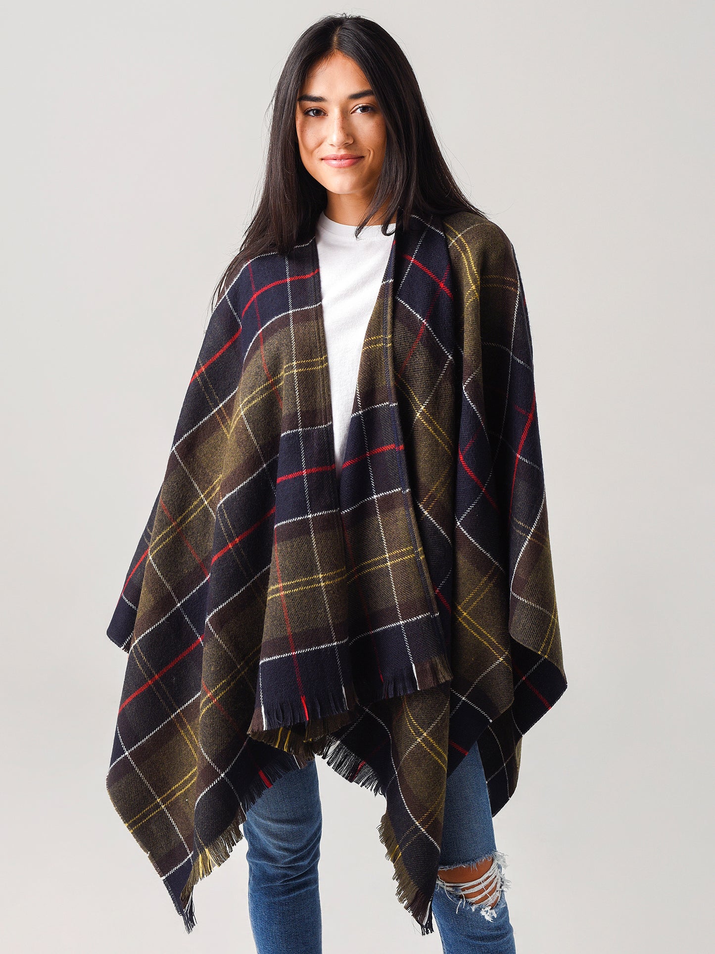 Barbour Women's Staffin Tartan Serape - Saint Bernard
