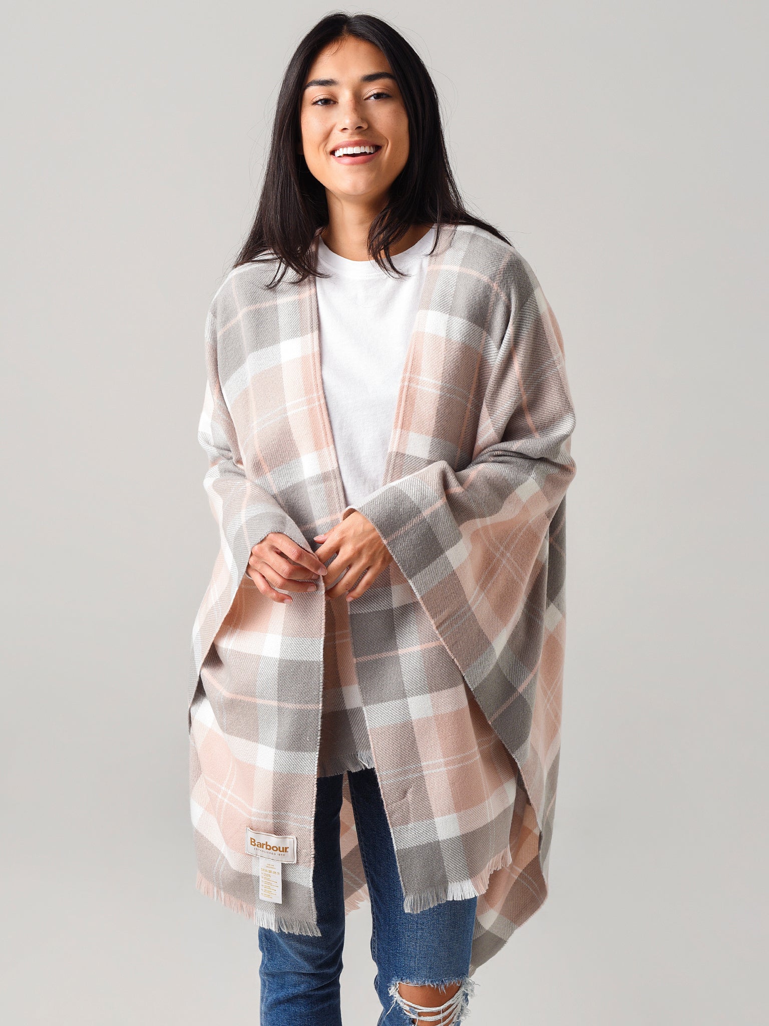 Barbour Women's Staffin Tartan Serape - Saint Bernard