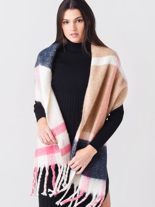 Barbour Women's Isla Tartan Bouclé Scarf