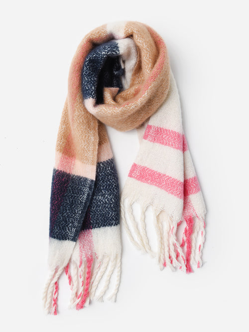 Barbour Women's Isla Tartan Bouclé Scarf