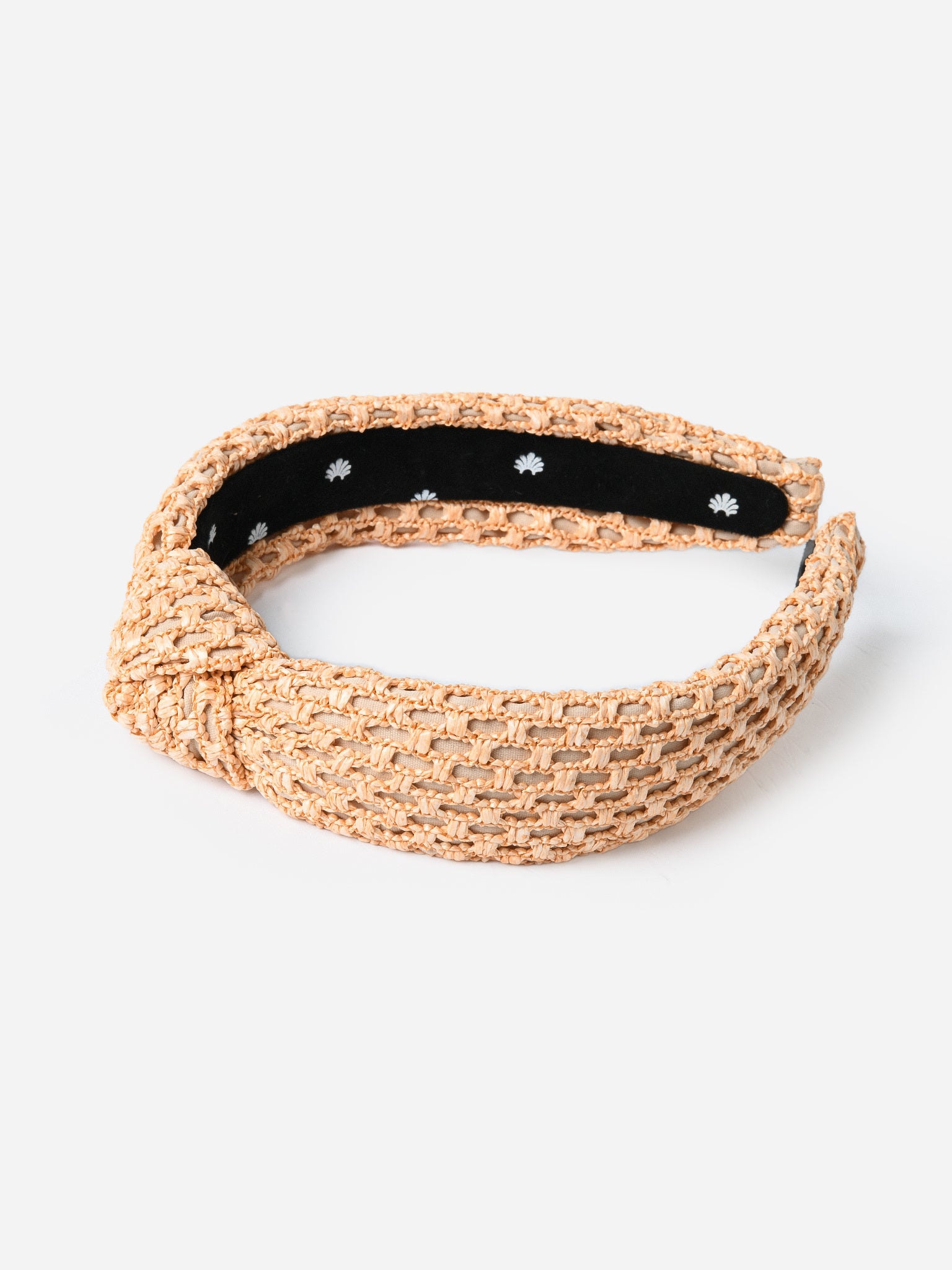 Lele Sadoughi Women's Raffia Slim Knotted Headband - Saint Bernard