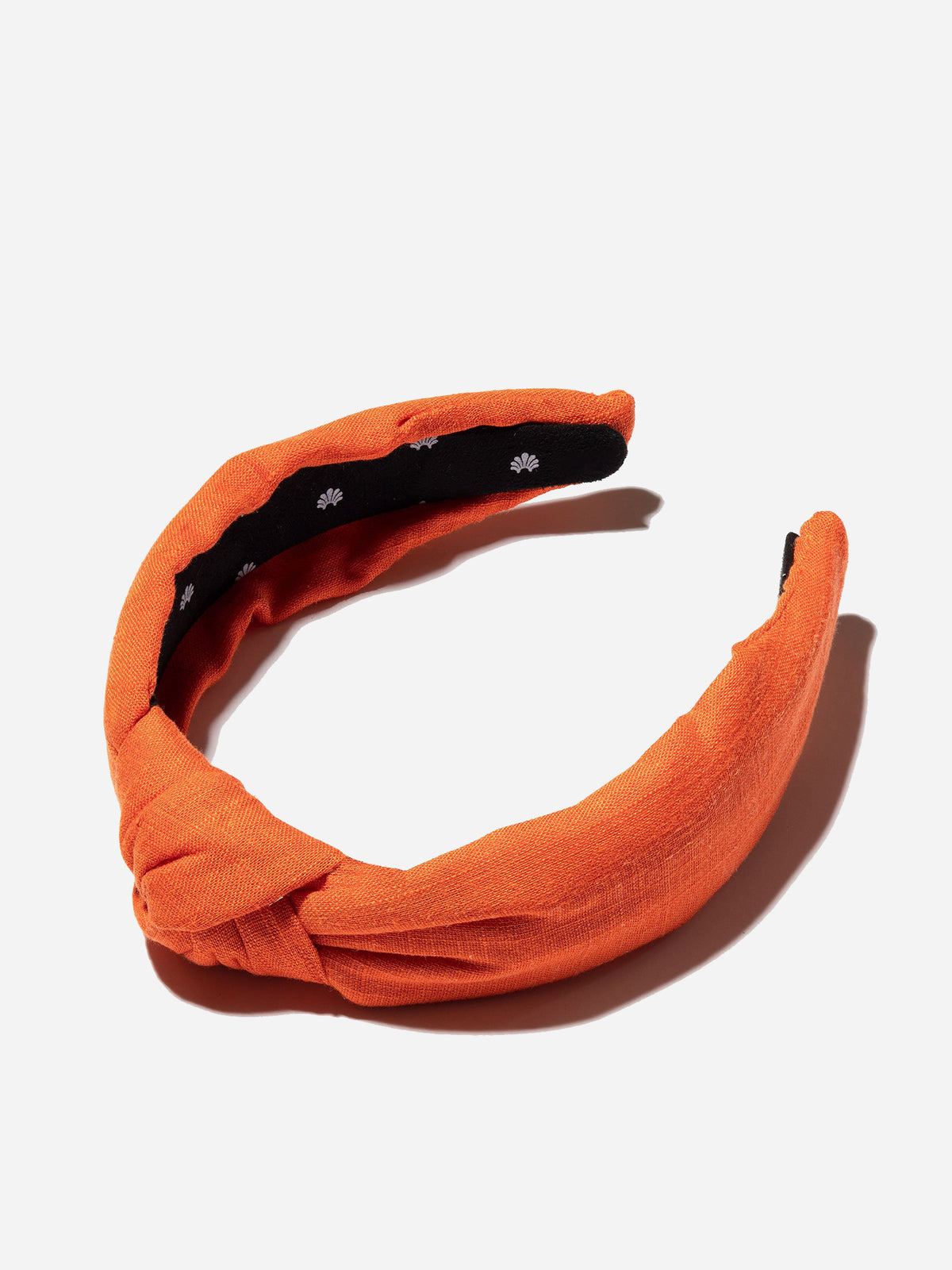 Lele Sadoughi Orange Knotted Headband Orange Multi Terry Cloth Headband | LELE SADOUGHI DESIGNS  main image 3