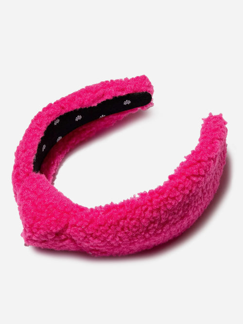 Lele Sadoughi Faux Shearling Teddy Knotted Headband