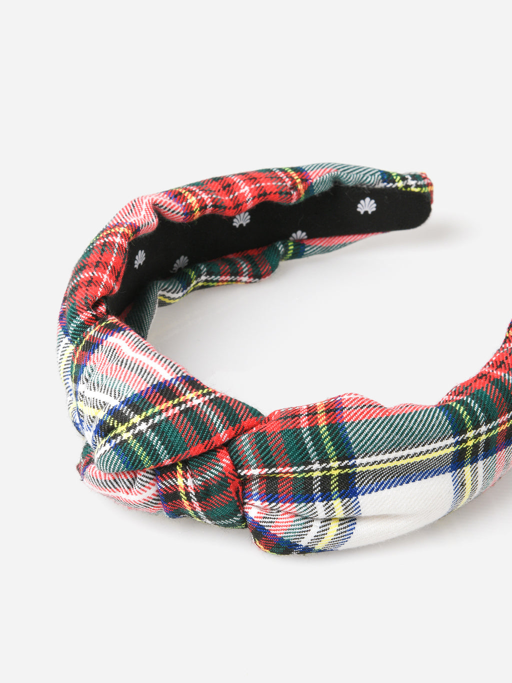 Lele Sadoughi Women's Plaid Knotted Headband - Saint Bernard