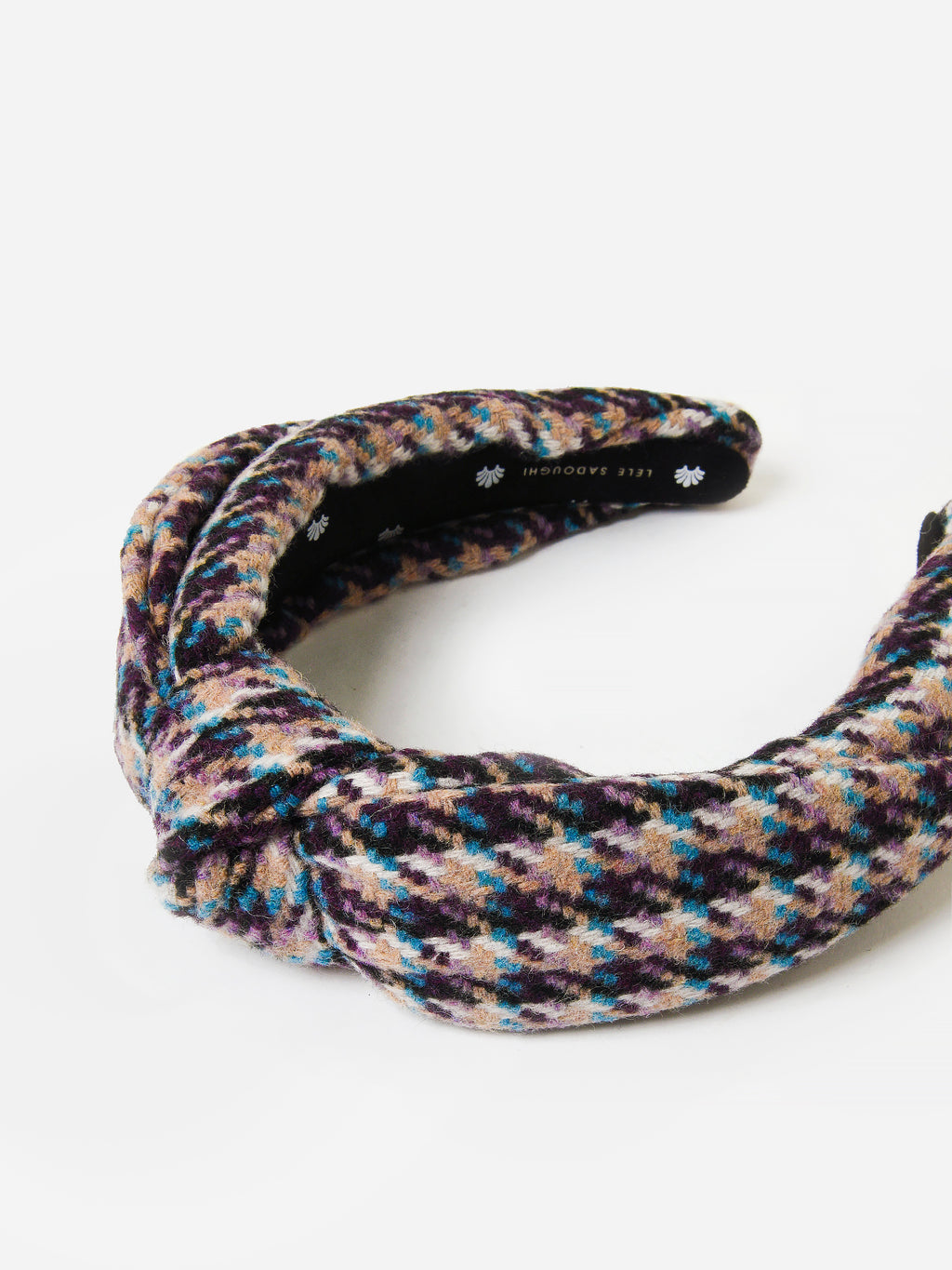Lele Sadoughi Women's Tweed Veronica Bow Headband - Saint Bernard