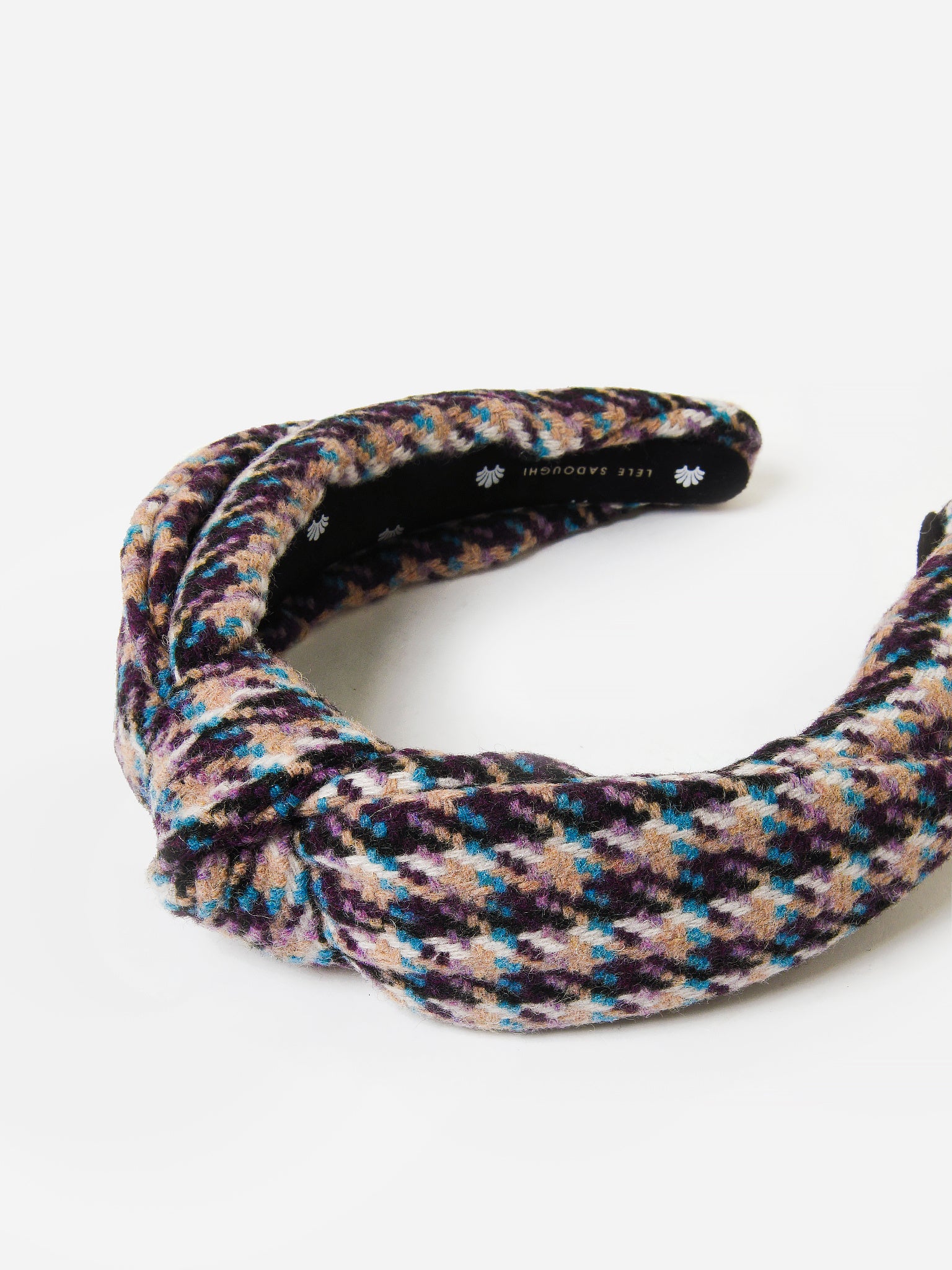 Lele Sadoughi Women's Tweed Veronica Bow Headband - Saint Bernard
