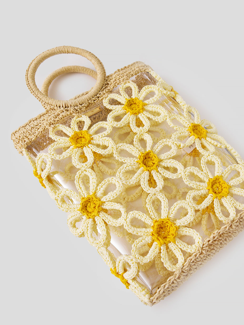 Lele Sadoughi Women's Daisy Crochet Mini Tote - Saint Bernard