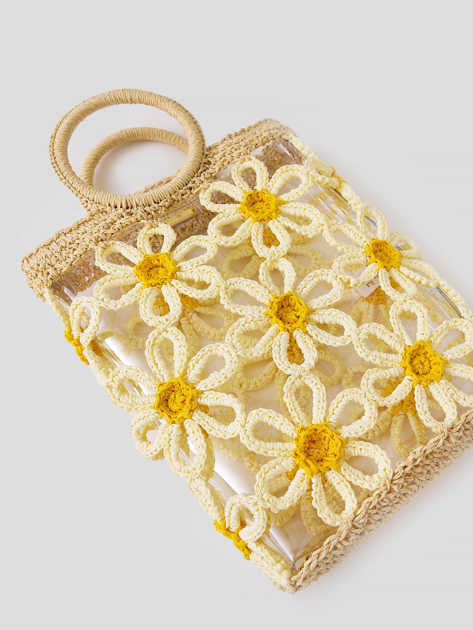 Lele Sadoughi Women's Daisy Crochet Mini Tote - Saint Bernard