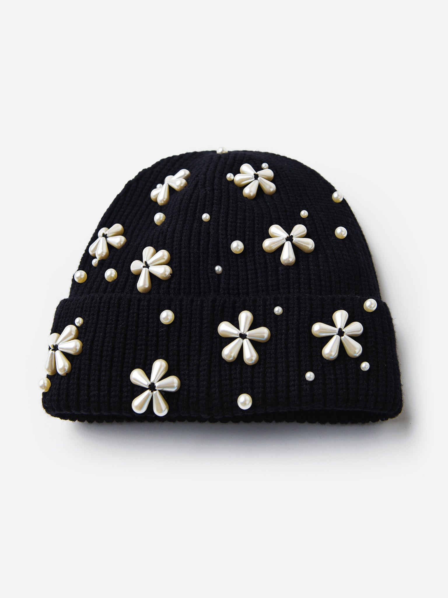 Lele Sadoughi Women's Pearl Snowflake Beanie - Saint Bernard