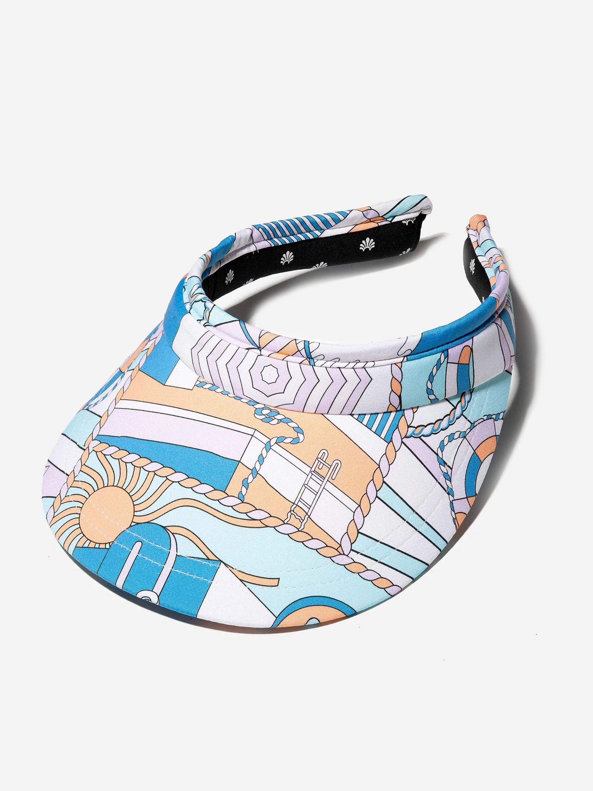 Lele Sadoughi X SS Women's Printed Hard Visor - Saint Bernard