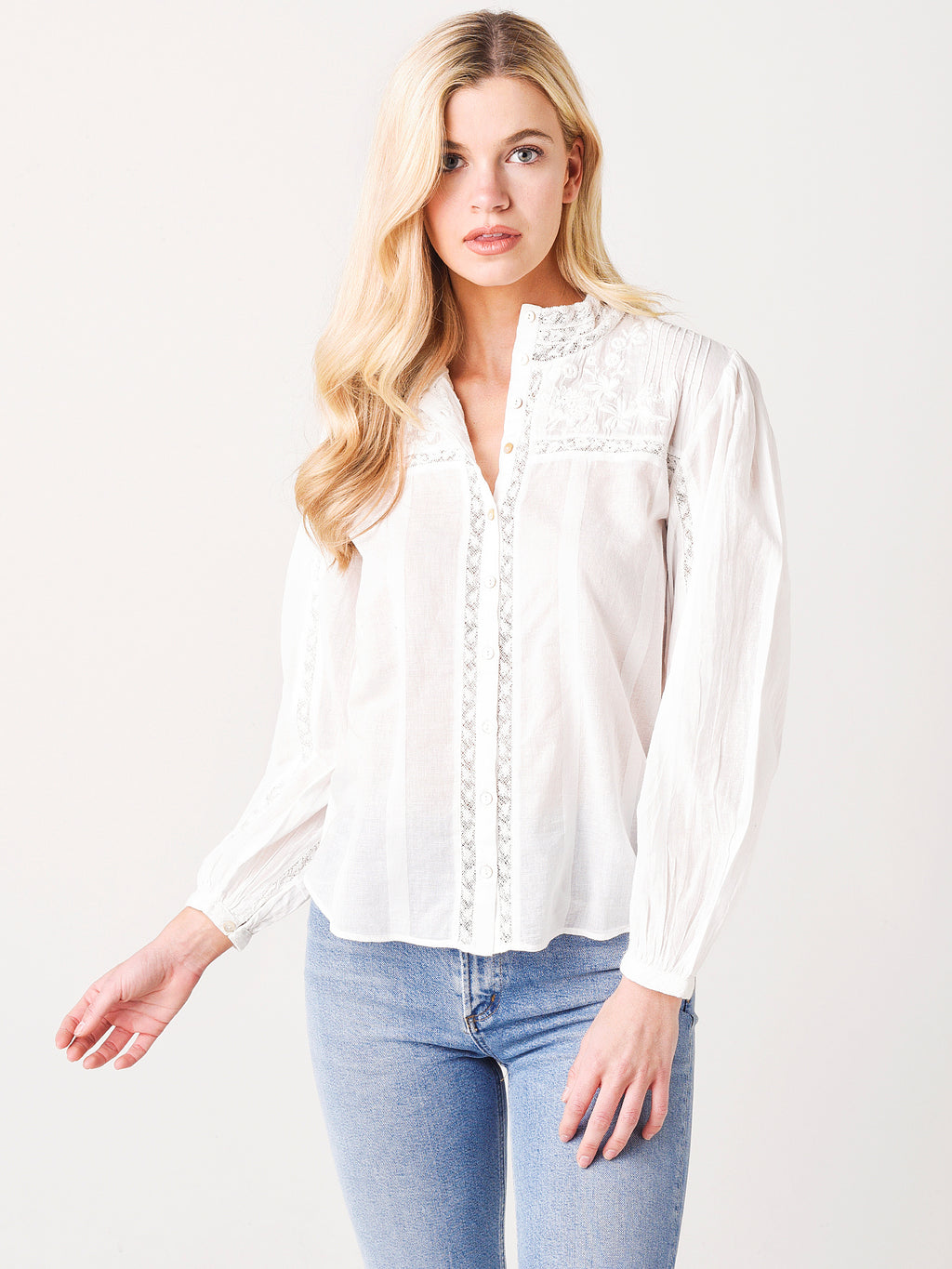 Loveshack Fancy Women's Ronda Top - Saint Bernard