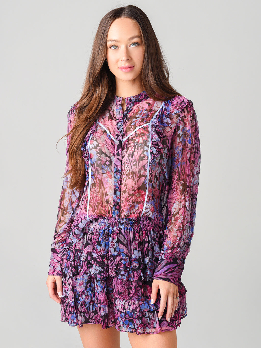 Loveshack Fancy Women's Beatrix Blouse - Saint Bernard
