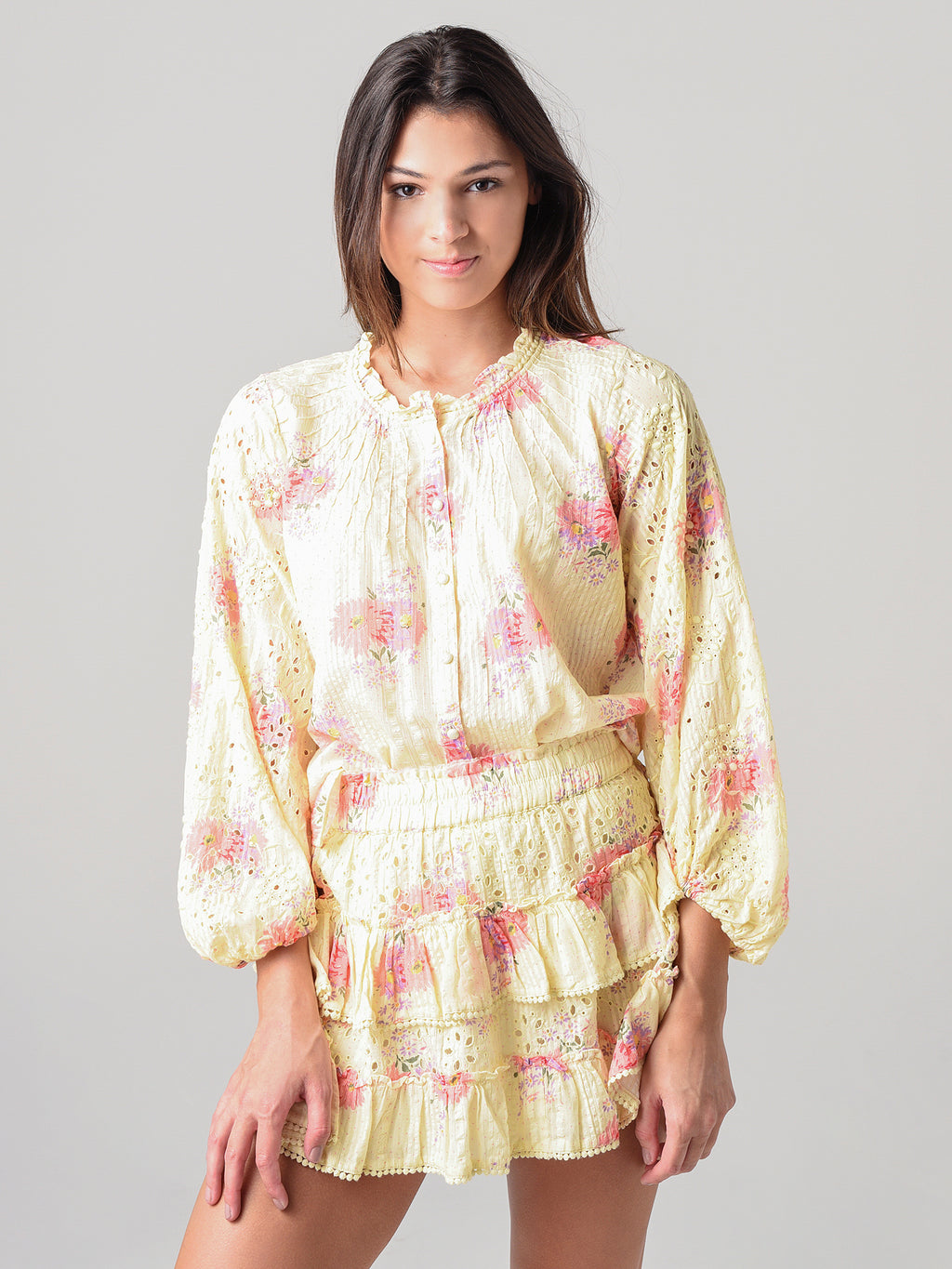 LoveShackFancy Women's Spectra Top - Saint Bernard