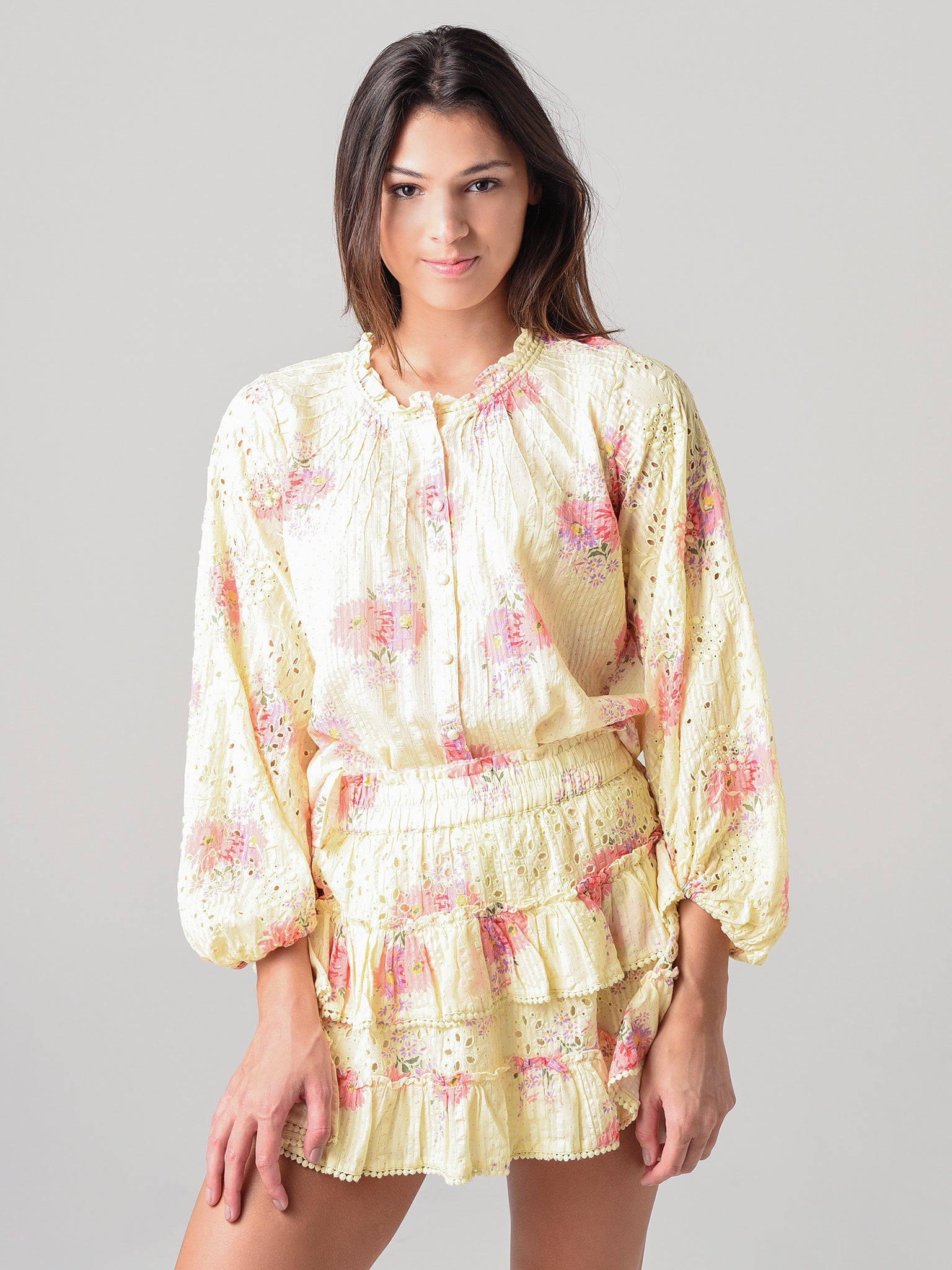 LoveShackFancy Women's Spectra Top - Saint Bernard