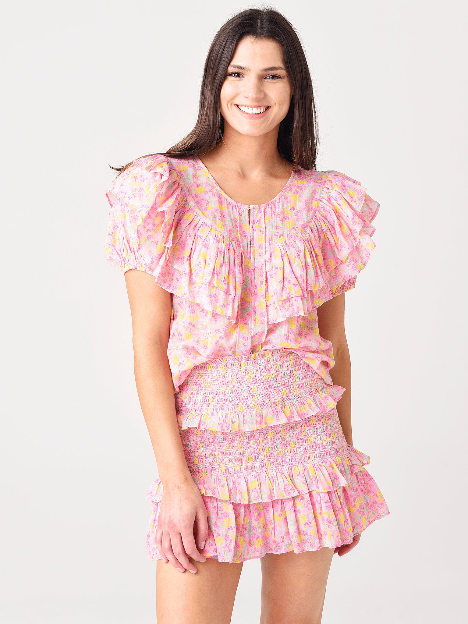 Loveshack Fancy Women's Amora Top - Saint Bernard