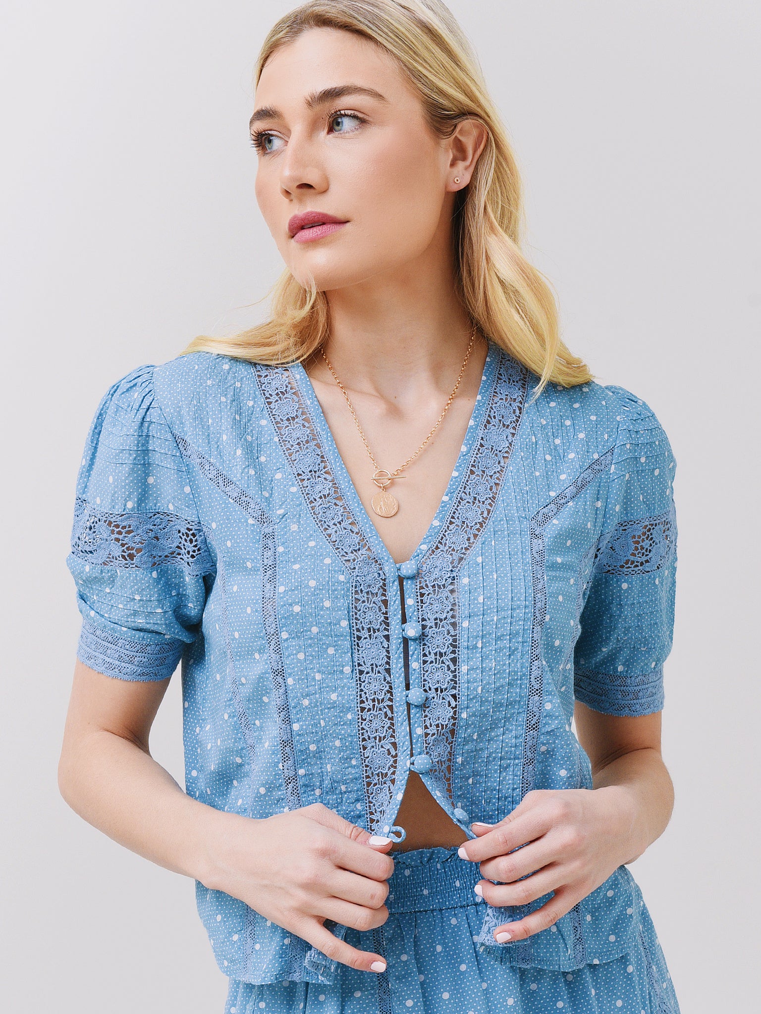 LoveShackFancy Women's Gavilan Top - Saint Bernard