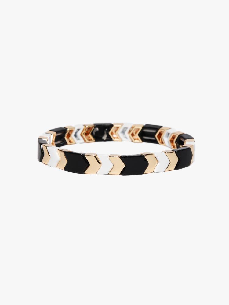 Accessory Concierge Luxor Chevron Tile Bracelet - Saint Bernard