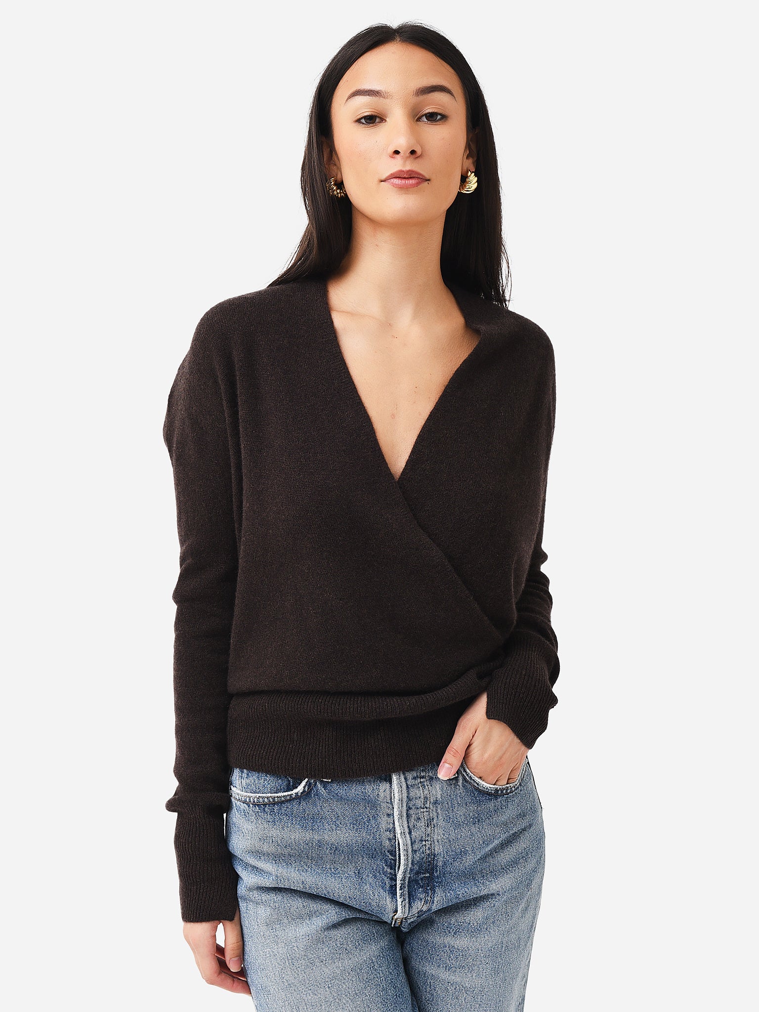 Brochu Walker Women's The Phinneas Wrap Sweater - Saint Bernard