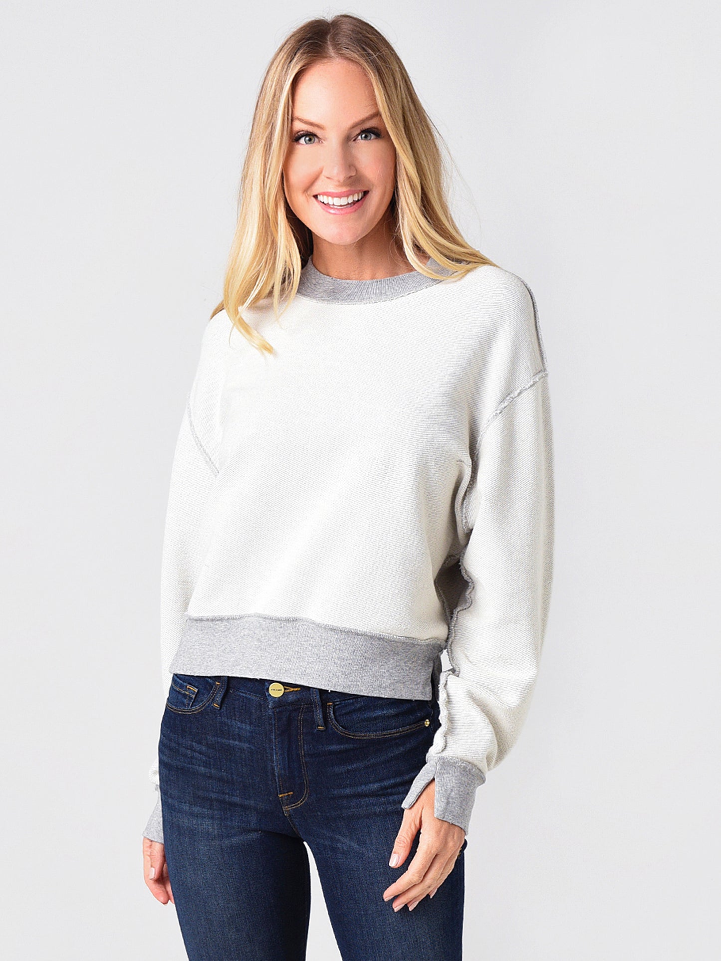 Frame Women's Inverse Easy Sweatshirt - Saint Bernard