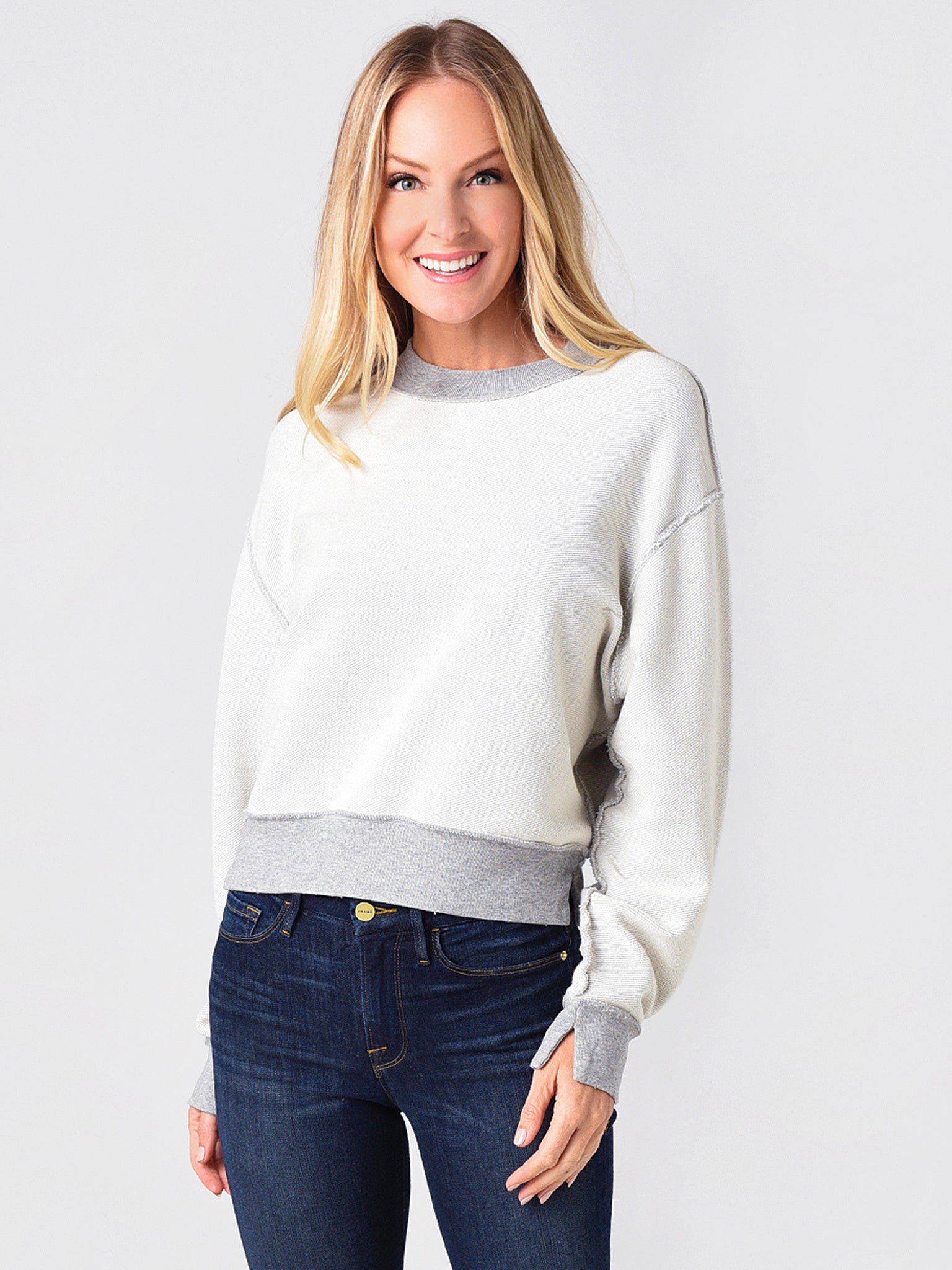 Frame Women's Inverse Easy Sweatshirt - Saint Bernard