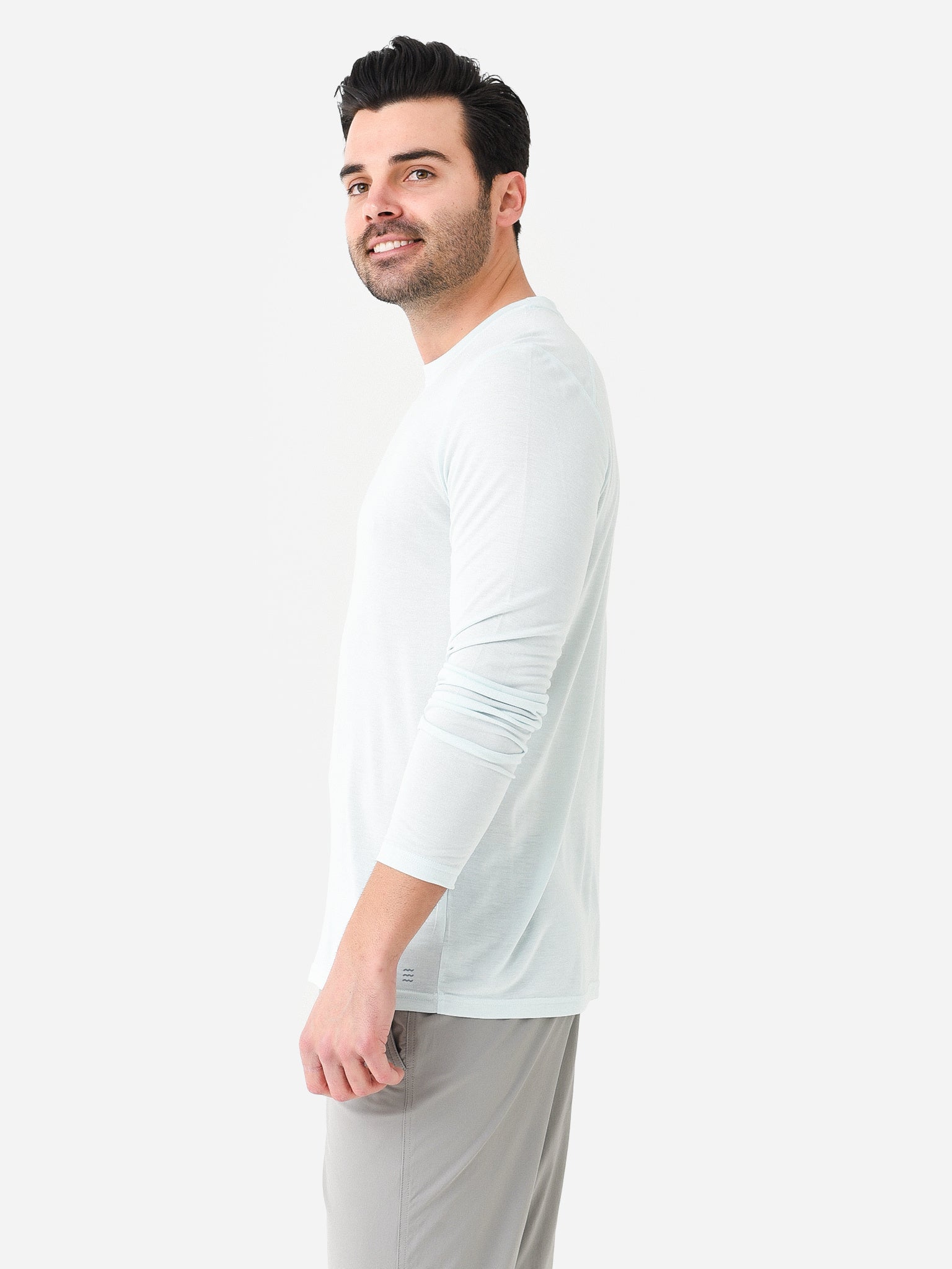 Free Fly Men's Bamboo Lightweight Long Sleeve T-Shirt, XL, Palm Green
