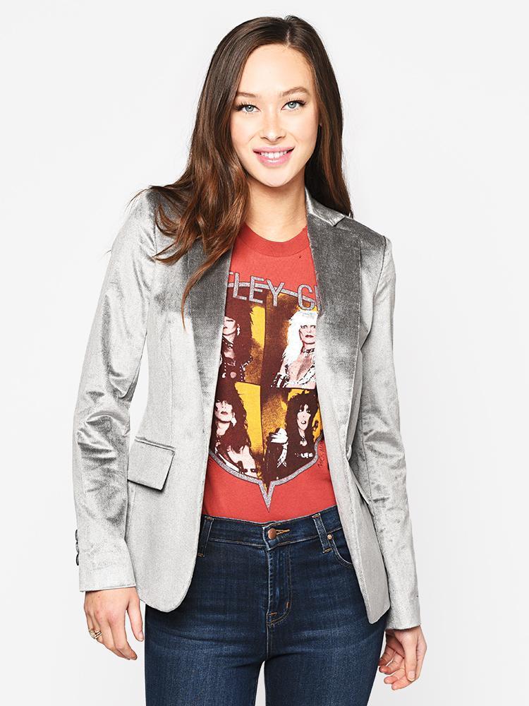 Frame Women’s Velvet Classic Blazer - Saint Bernard