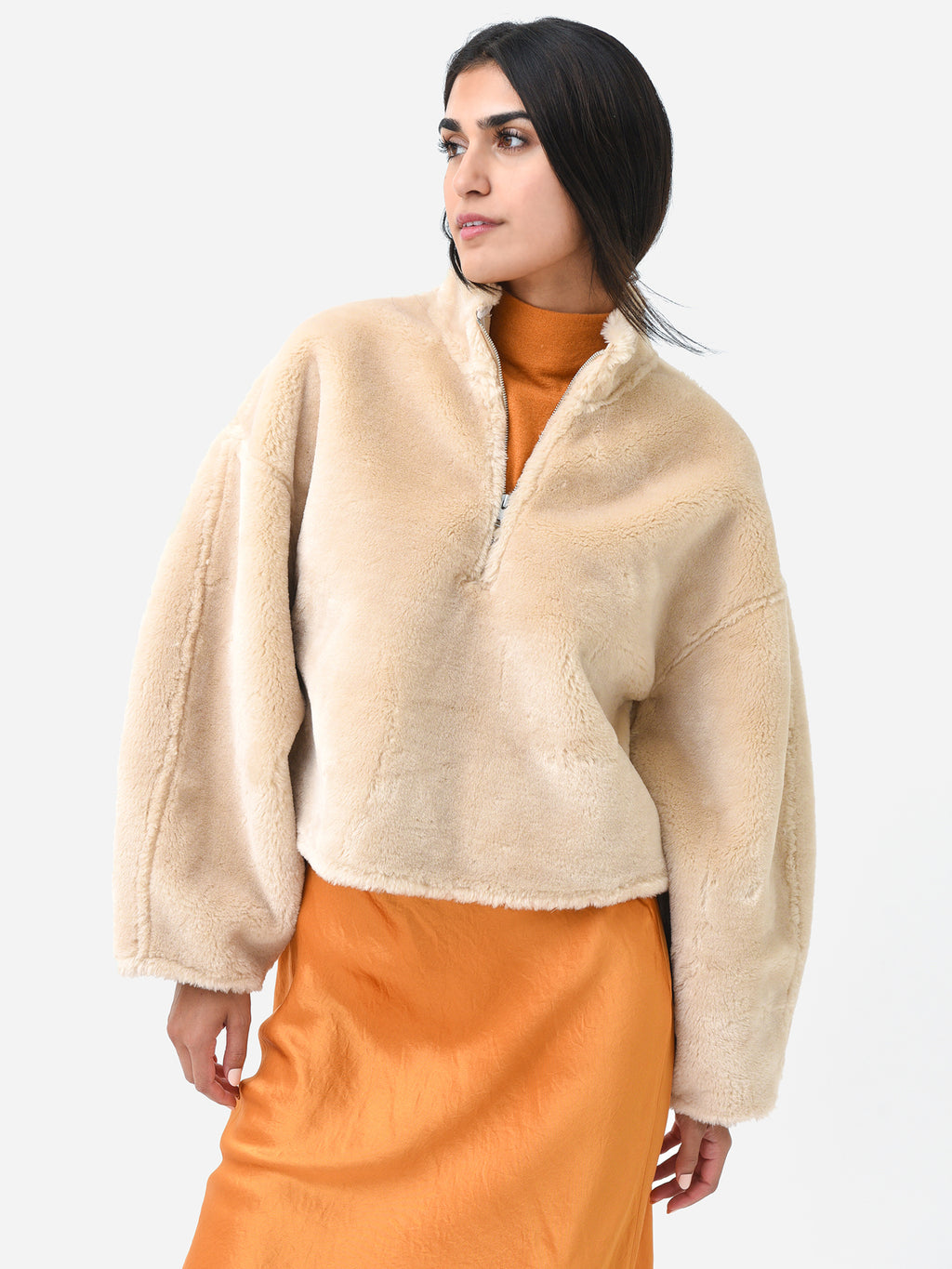 Frame Women's Faux Fur Popover - Saint Bernard