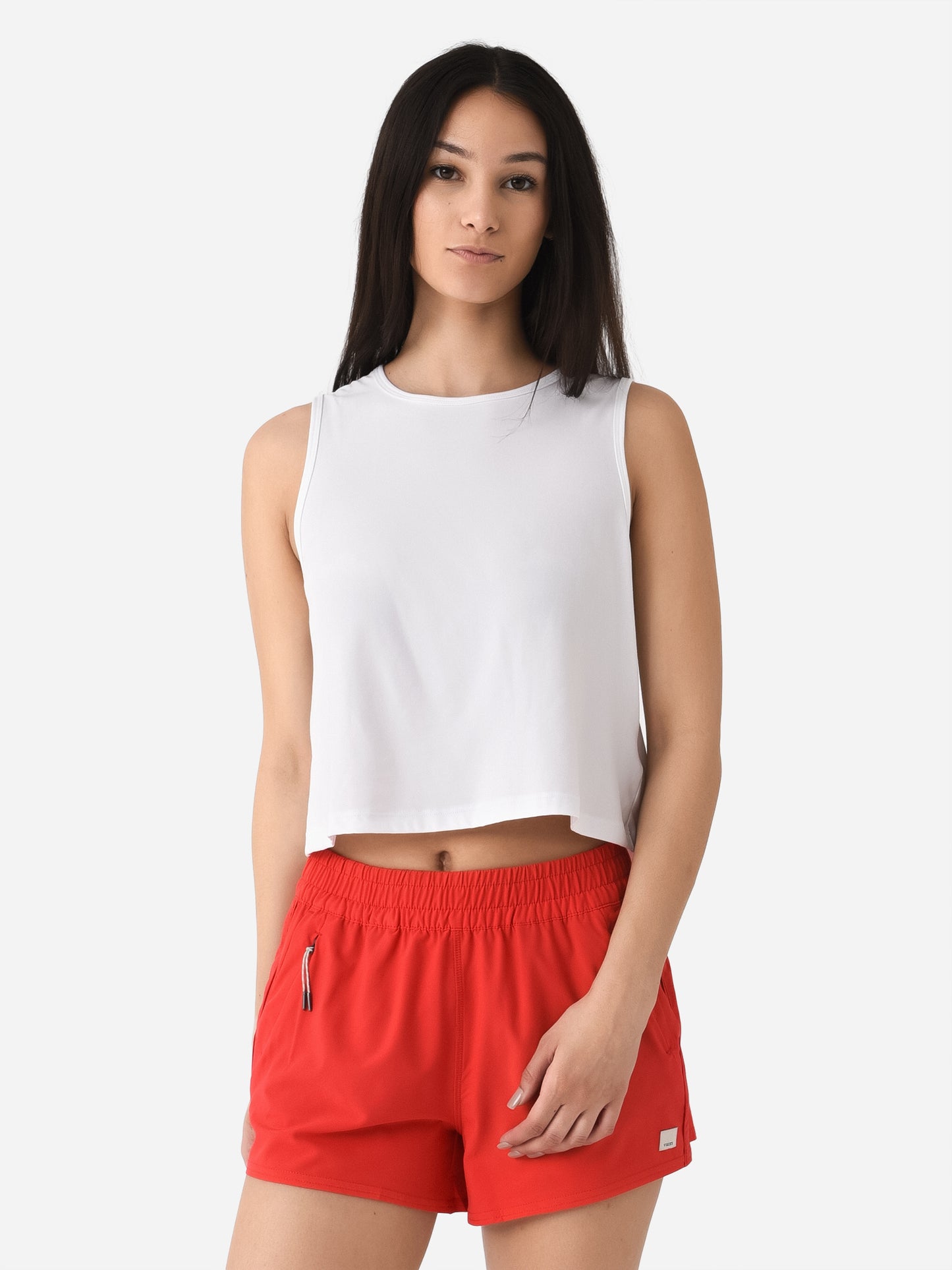 Beyond Yoga Women's Featherweight New View Cropped Tank - Saint Bernard