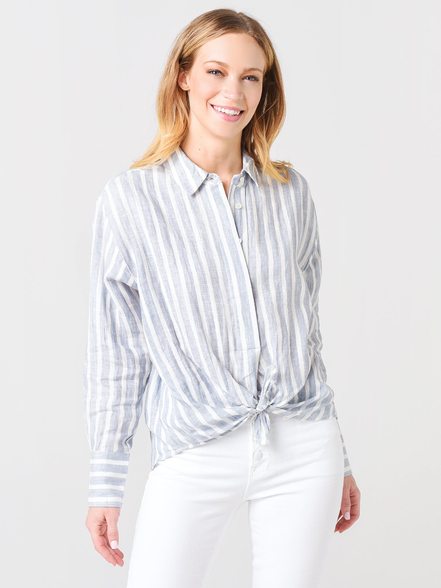 Frame Women's Tie Up Shirt - Saint Bernard