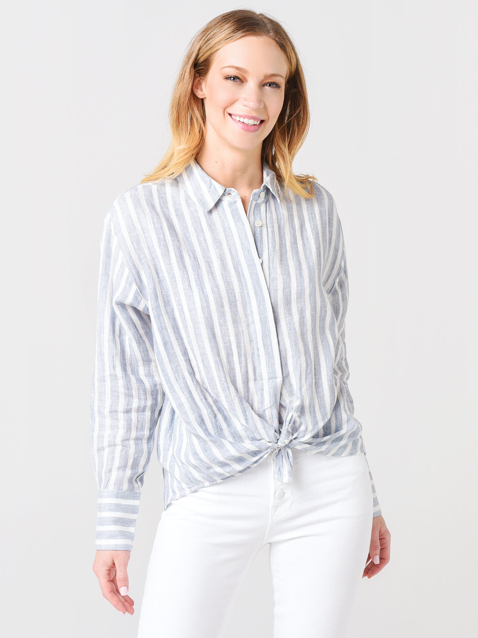 Frame Women's Tie Up Shirt - Saint Bernard