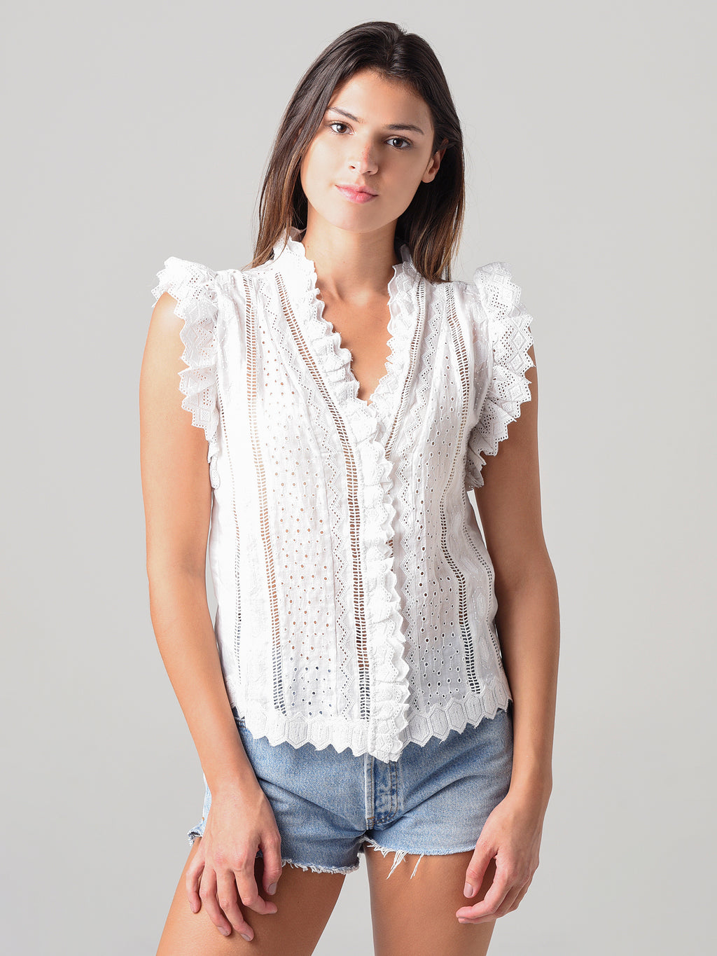 Frame Women's Lauren Top - Saint Bernard