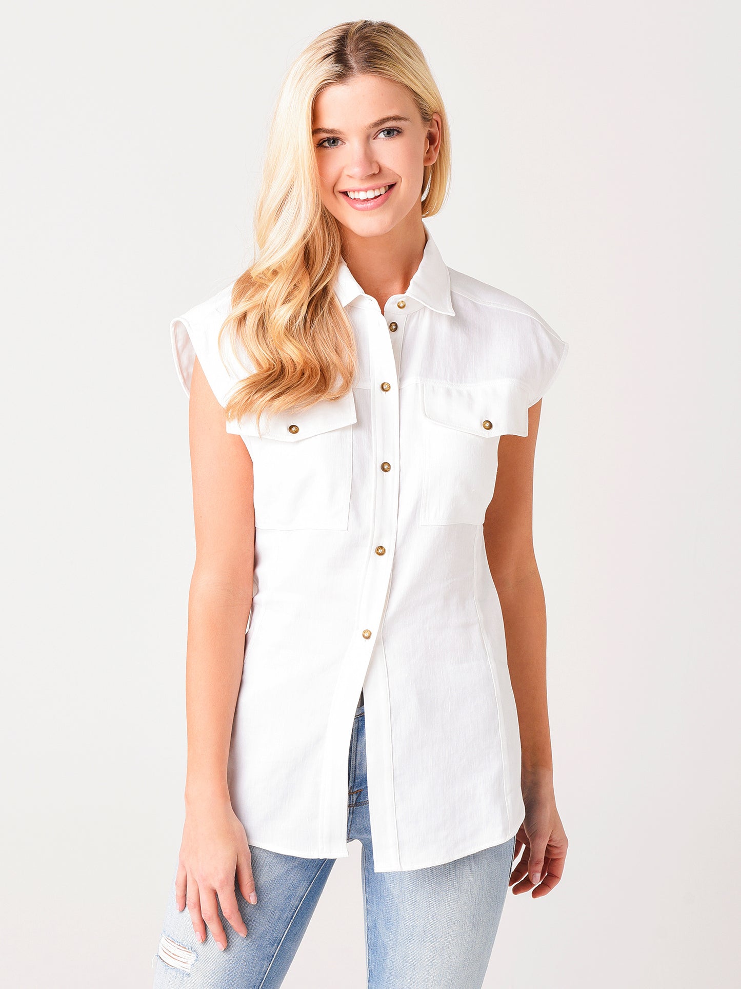 Frame Women's Cutaway Arie Top - Saint Bernard