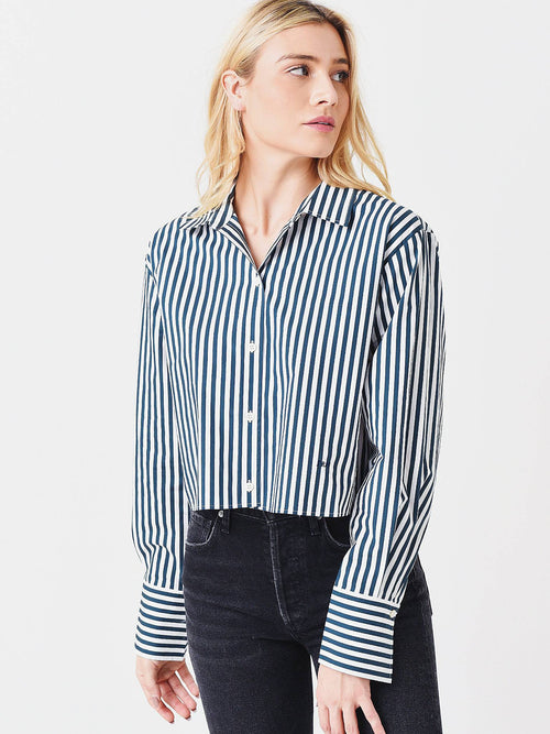 Frame Women's Cutoff Oversized Shirt