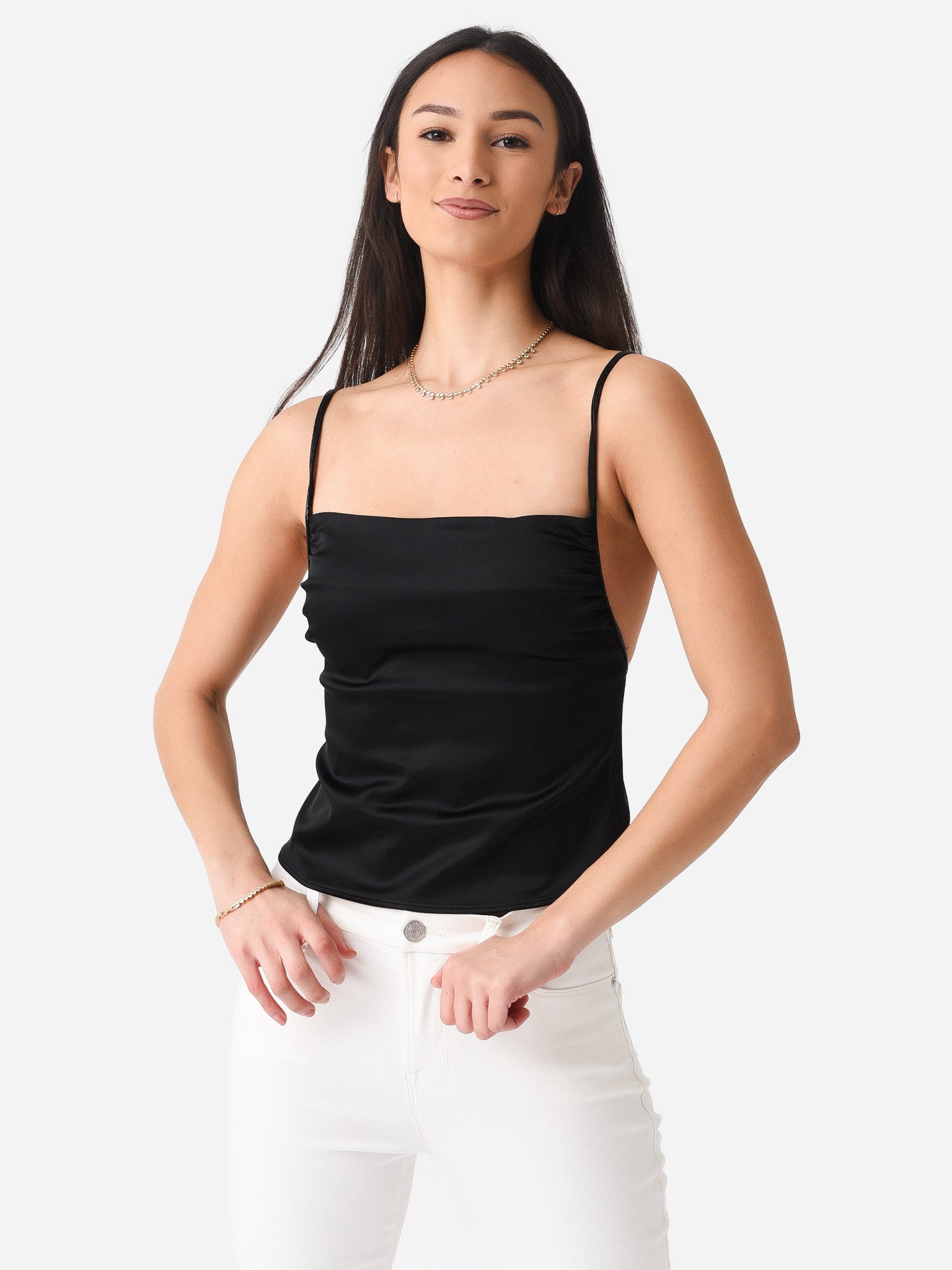 Frame Women's Beaded Strap Cami - Saint Bernard