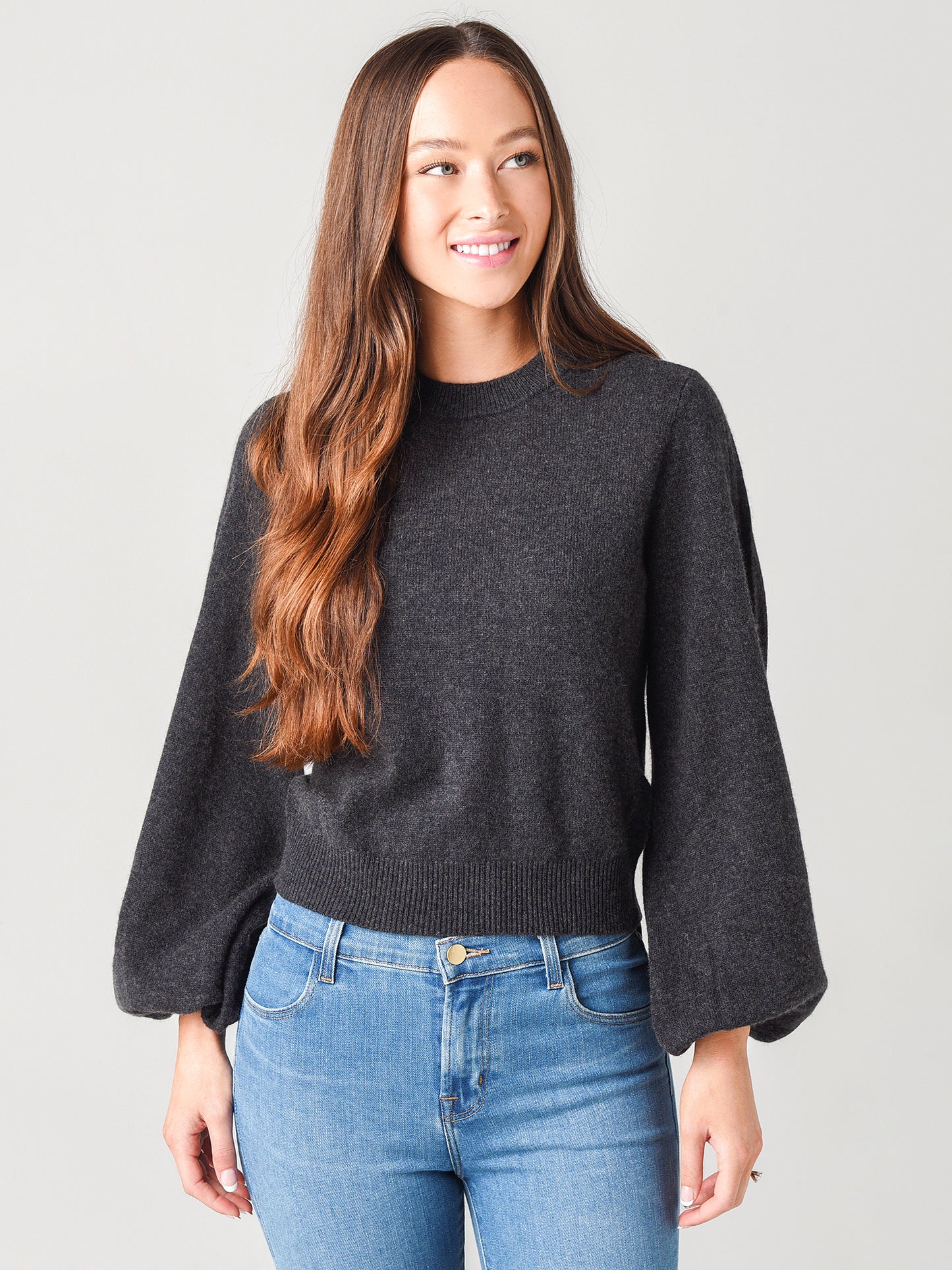 Frame Women's Balloon Sleeve Sweater - Saint Bernard