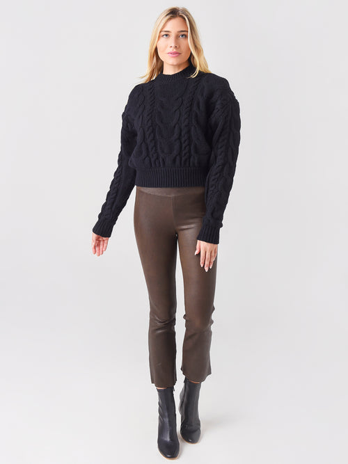 Frame Women's Cable Crew Sweater
