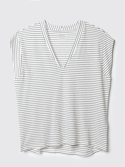 Frame Women's Le Mid Rise V-Neck Tee