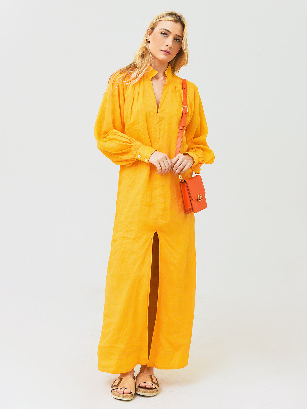 Frame Women's Kaftan Maxi Dress - Saint Bernard