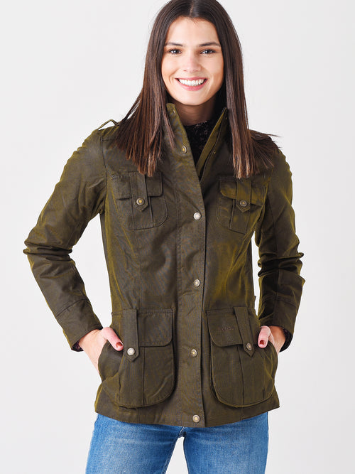 Barbour Women's Winter Defense Wax Jacket