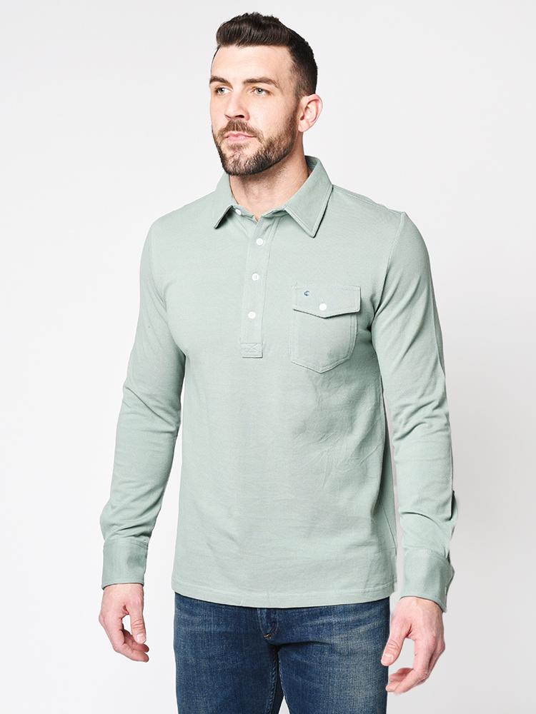 Criquet Men’s Long Sleeve Players Shirt - Saint Bernard