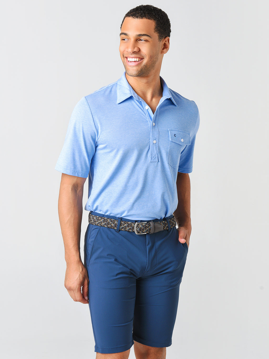 Criquet Men's Performance Players Shirt - Saint Bernard