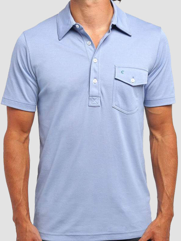Criquet Men's Performance Pique Players Shirt - Saint Bernard