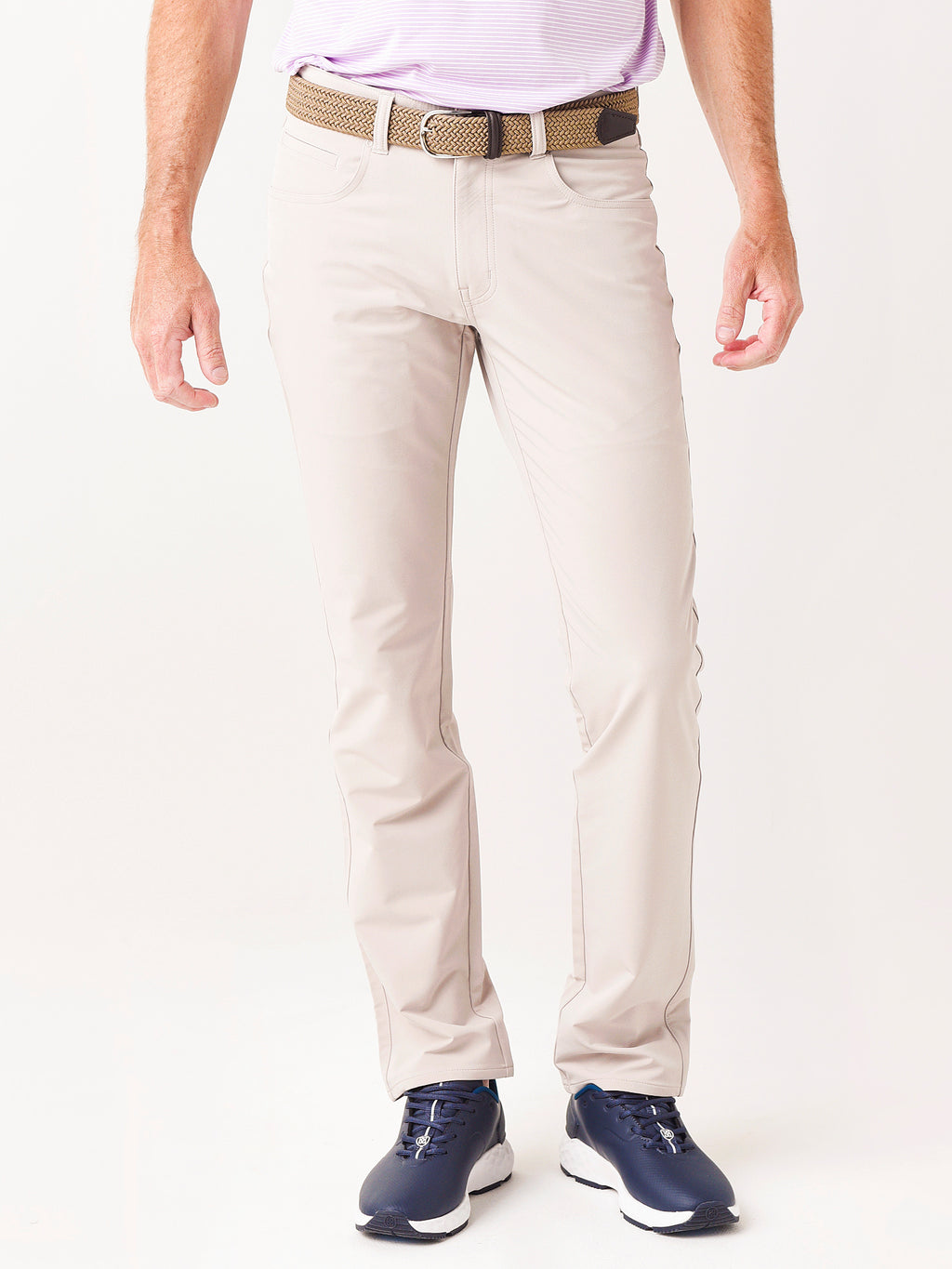Peter Millar Crown Crafted Men's Kirk Performance Five-Pocket Pant - Saint Bernard