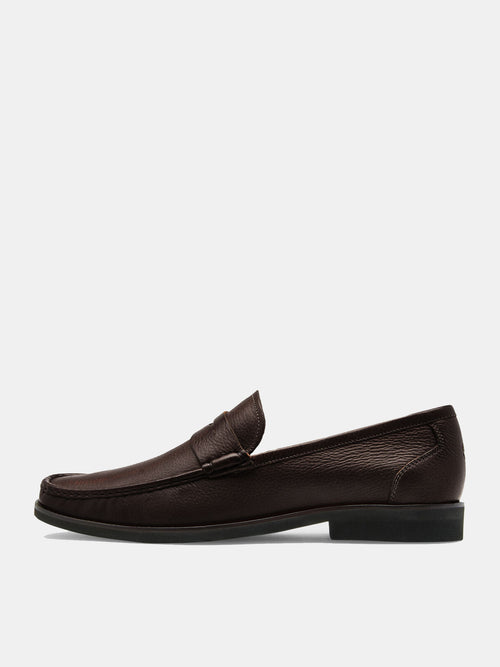 Peter Millar Crown Men's Pebble Grain Penny Loafer