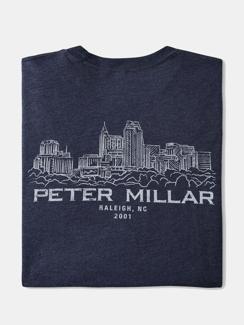 Peter Millar Men's Raleigh Skyline Long Sleeve T-Shirt