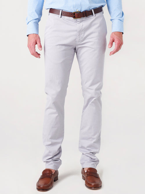 Peter Millar Collection Men's Concorde Garment Dyed Flat-Front Trouser