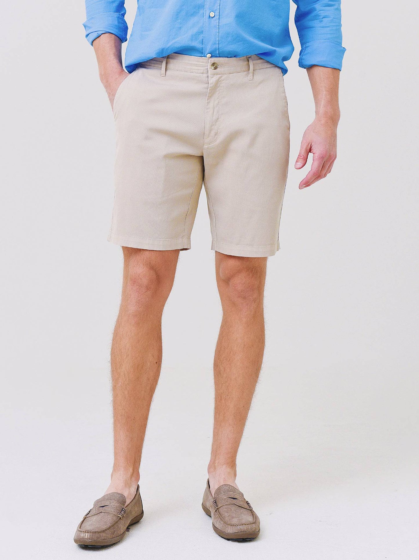 Peter Millar Crown Men's Bedford Cotton-Blend Short - Saint Bernard