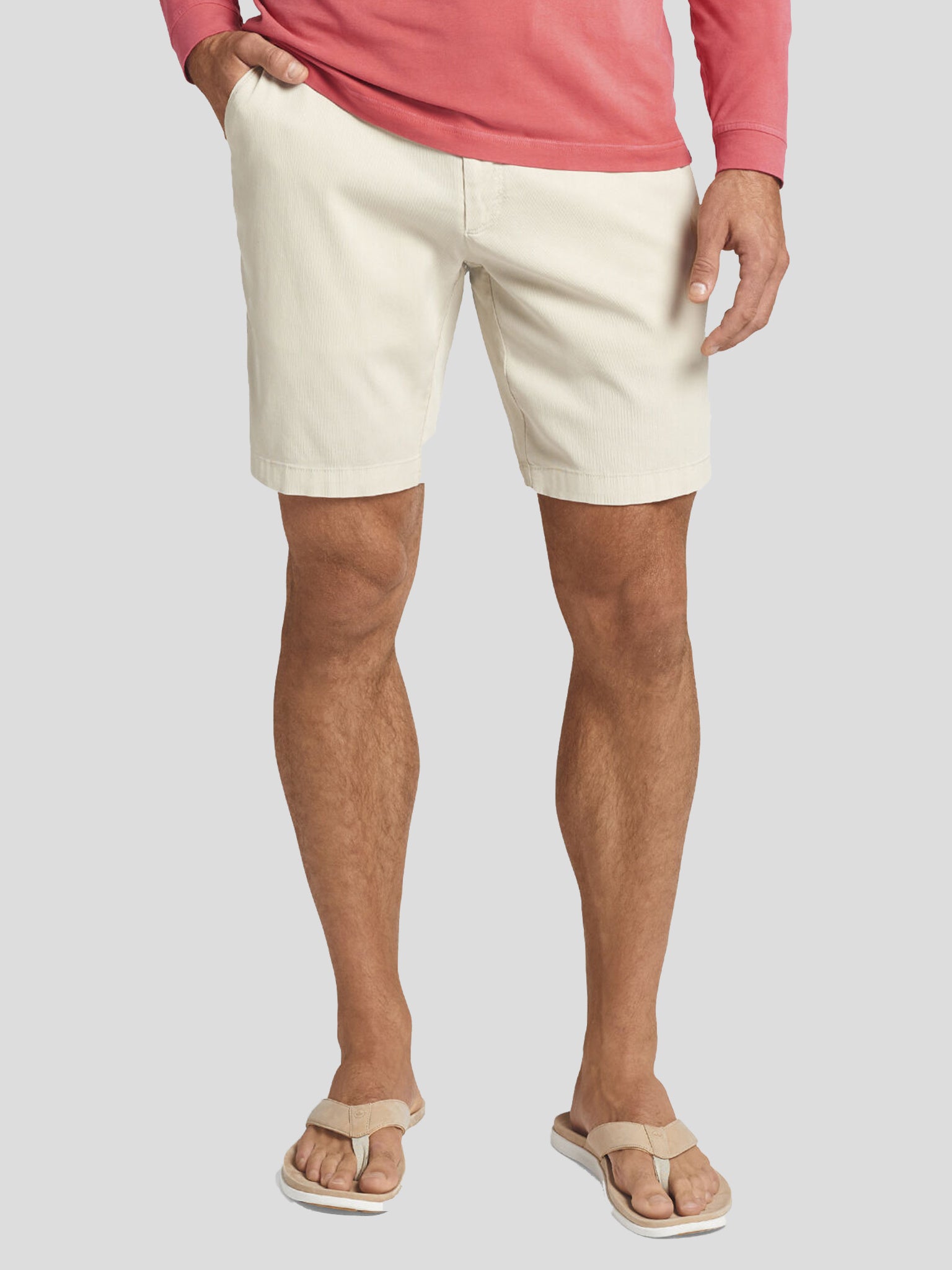 Peter Millar Crown Men's Bedford Cotton-Blend Short - Saint Bernard