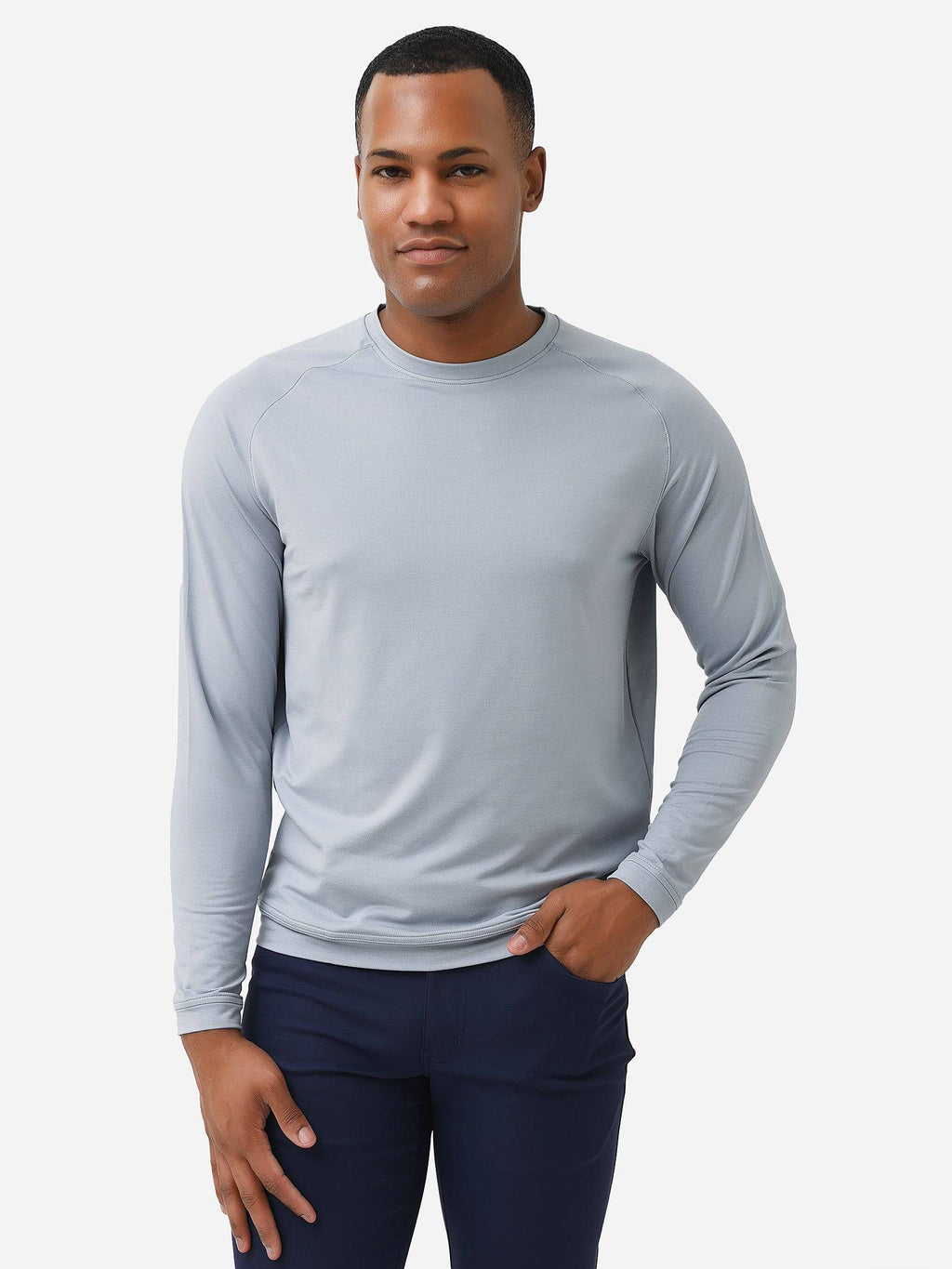 Peter Millar Crown Sport Men's Cradle Performance Crewneck Sweater - Saint Bernard